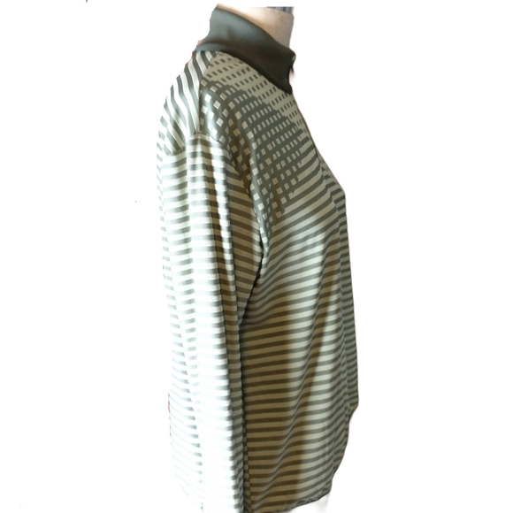 Nike Dri-Fit Golf UV Ace 1/2 Zip Top Green LG - Picture 9 of 13